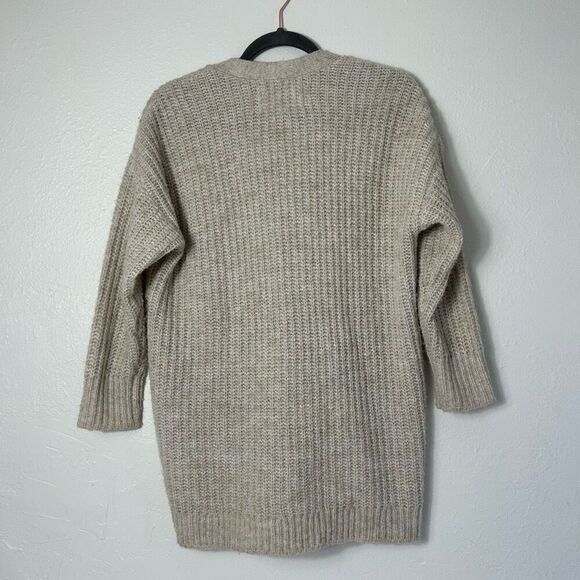 Tradlands Judith cocoon cardigan in oatmeal heather size XS - Picture 5 of 11